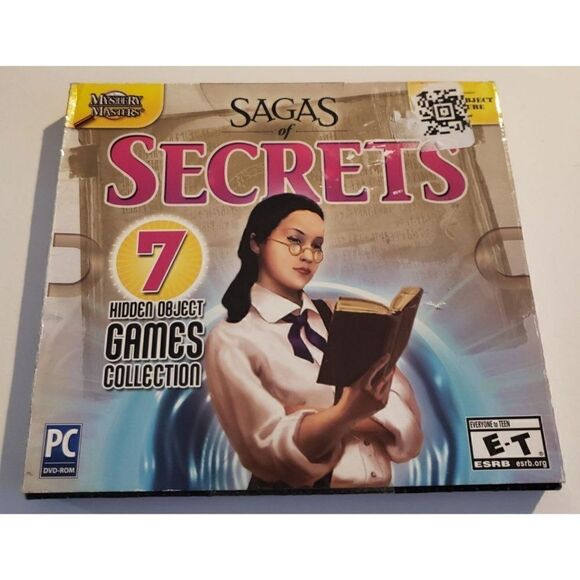 ♥4/$25  Games Sagas of Secrets Mystery Masters 7 Hidden Object PC DVD ROM Sealed - Picture 1 of 2